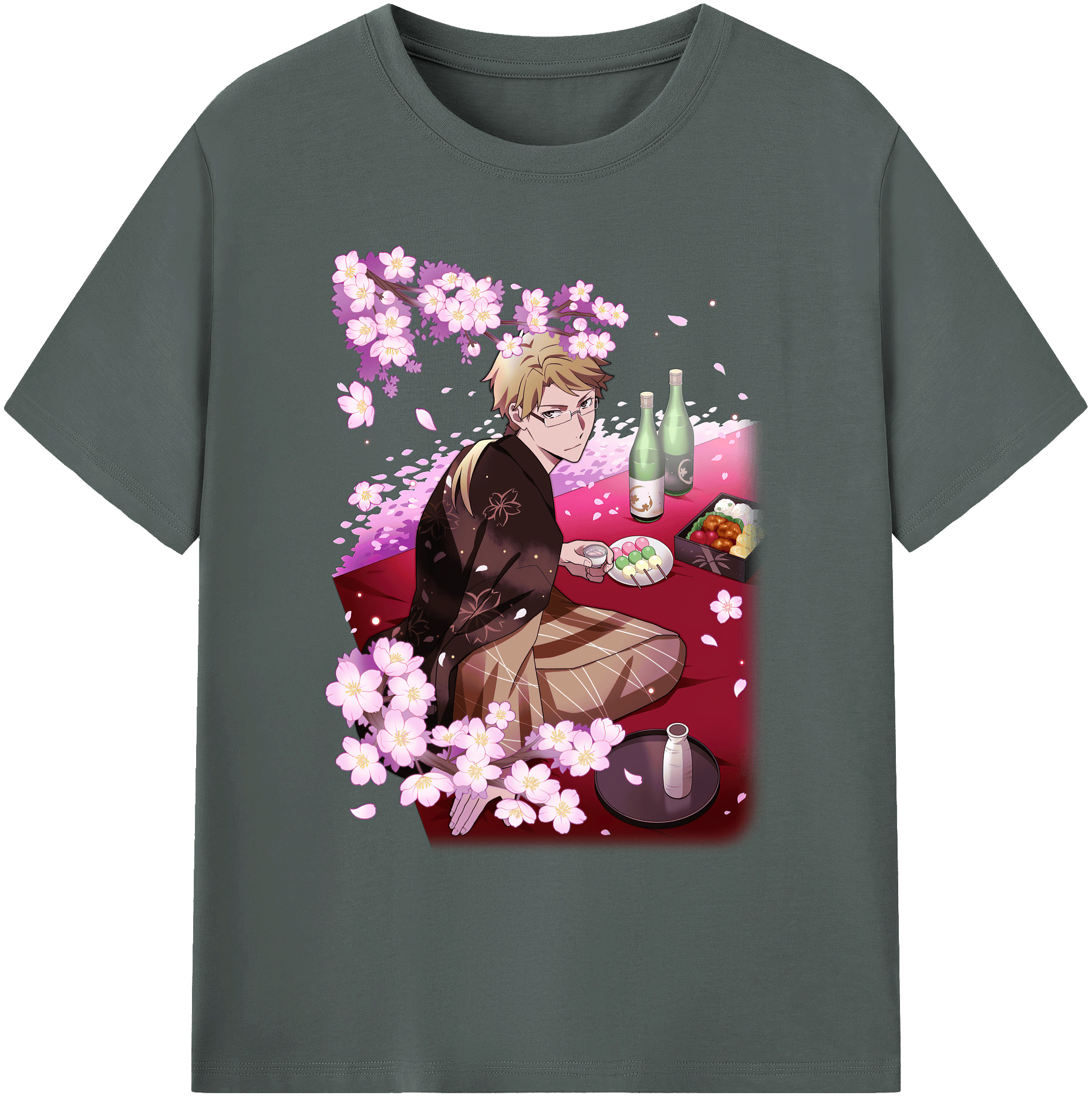 （画像用） 文豪ストレイドッグス Bungo Stray Dogs 綿100％ メンズ半袖Tシャツ｜肌触りやわらか＆通気性
